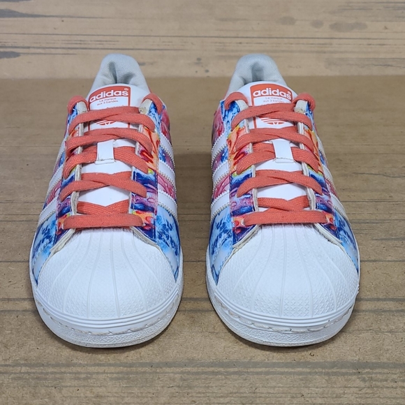 Adidas Superstar Floral Art Rare Youth Shoes - Picture 3 of 8